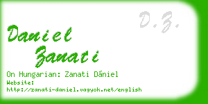 daniel zanati business card